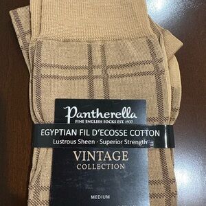 Pantherella Tan Dress Socks Egyptian Cotton Elegance